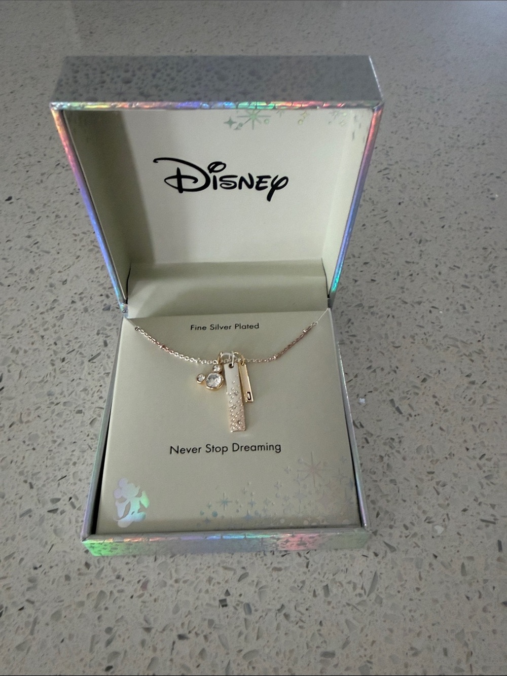 Disney Crystal Charm Necklace